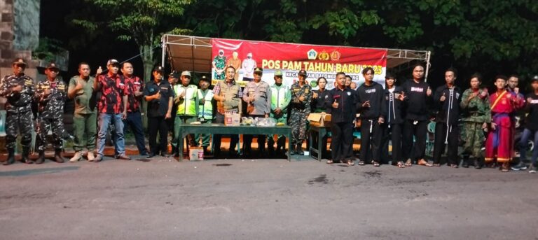 SAMBUT TAHUN BARU 2023: MUSPIKA KECAMATAN BALONGPANGGANG SIAPKAN LIMA POSKO PENJAGAAN
