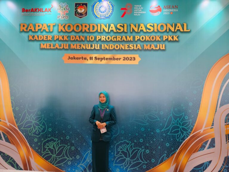 Ketua TP PKK Kabupaten Gresik Hadiri Rapat Rakornas PKK