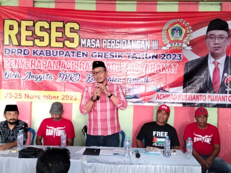 Anggota DPRD Kabupaten Gresik Akhmad Kusrianto Pujiantoro, Komitmen Kawal Aspirasi Warga Melalui Reses