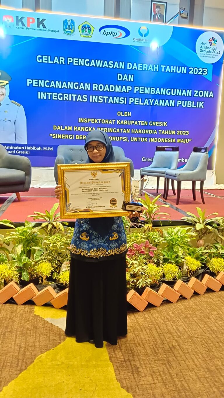 Pemerintah Desa Panjunan: Raih penghargaan Atas Kinerjanya Dalam Tata Kelola Keuangan Desa Melalui Siswaskeudes