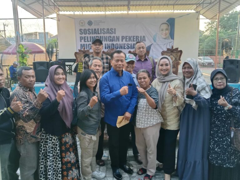 Sosialisasi Perlindungan Pekerja Migran Indonesia bersama Dra.Lucy Kurniasari DPR RI komisi IX