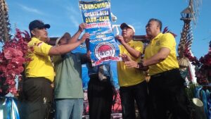 Pelepasan balon menjadi sebuah tanda bahwasanya Wisata Religi dan Alun-Alun Mbah Ronggo secara resmi dibuka untuk umum.
